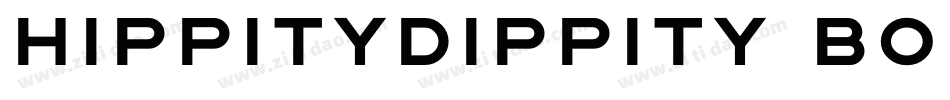 HippityDippity Bold字体转换